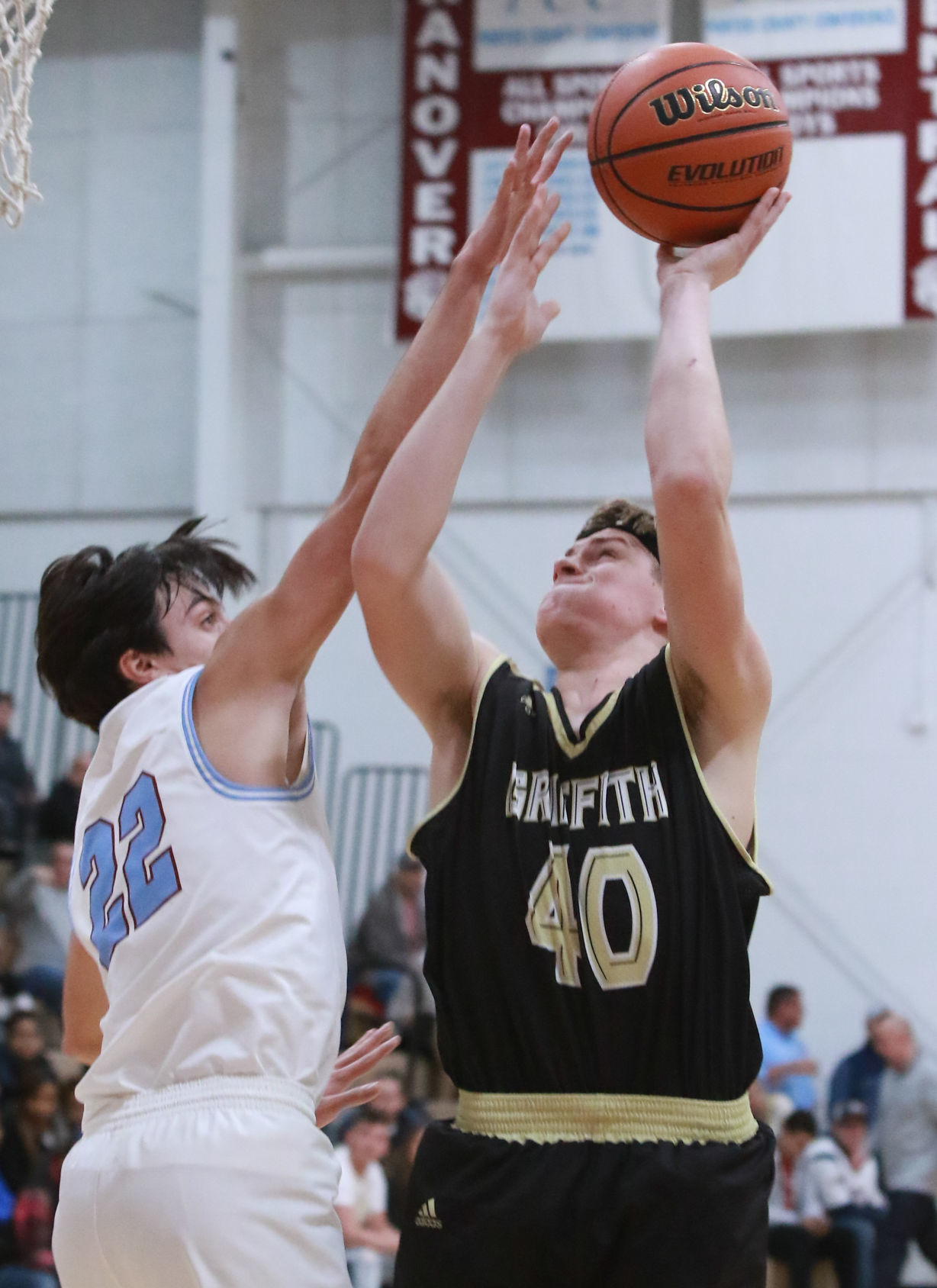Boys basketball - Griffith at Hanover Central
